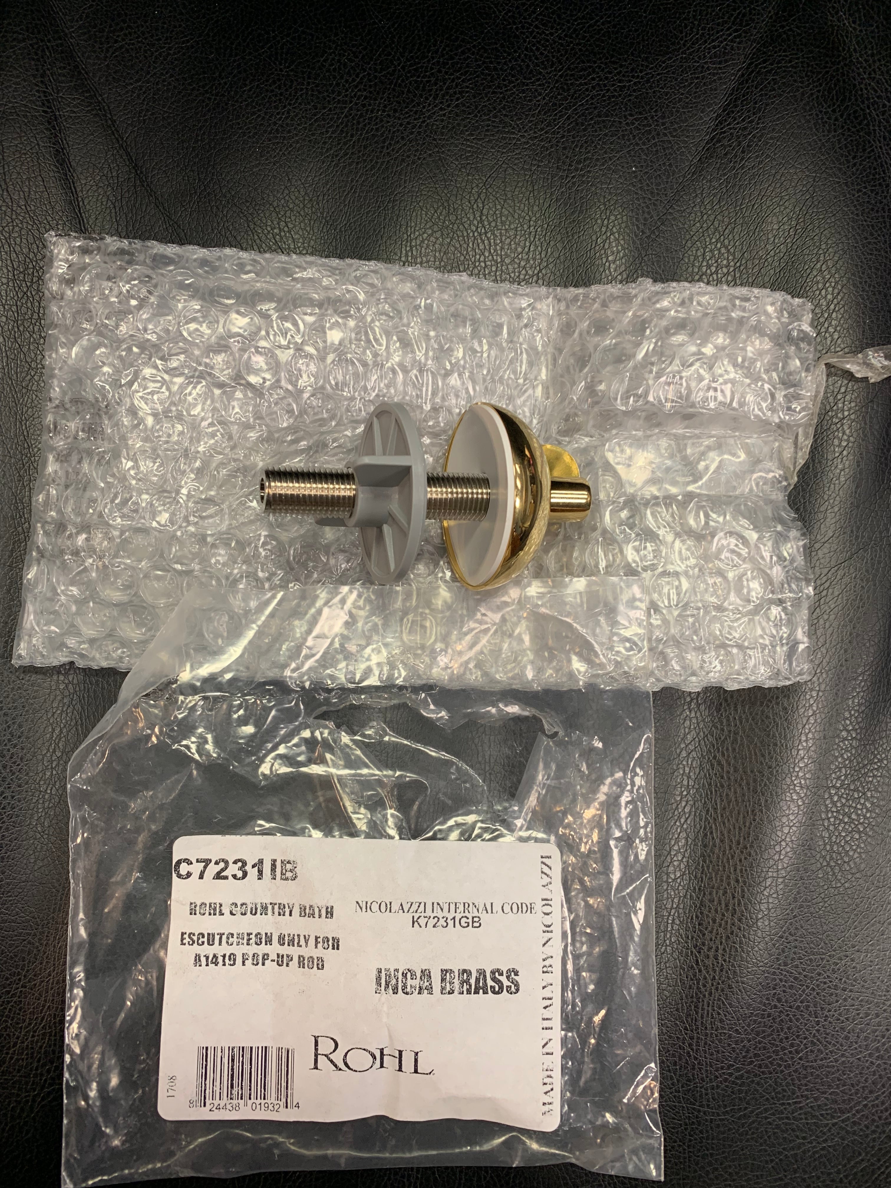 Rohl C7231IB Country Bath Escutcheon Only for The A1419 A1418 &amp; Cnzremote Pop-Up