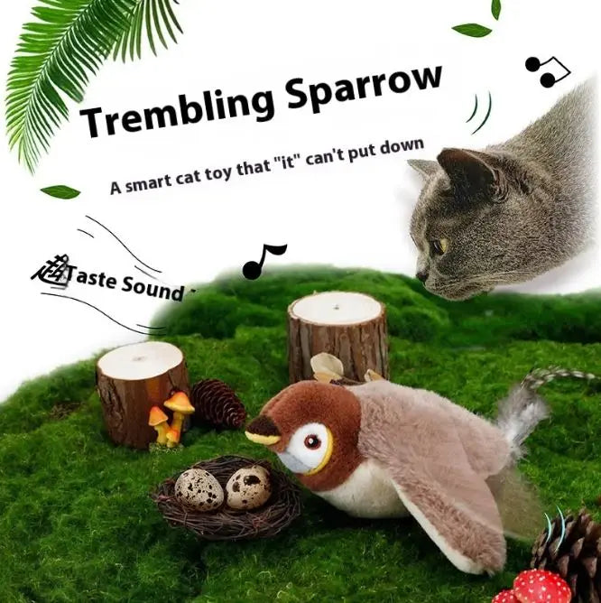 Flapping Bird Cat  Toy SHOPEZRA L.L.C.