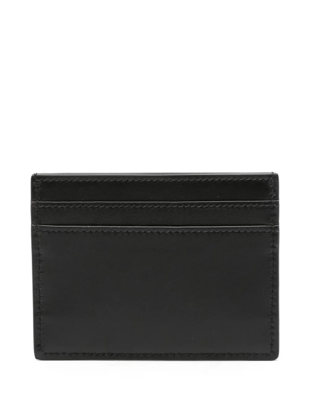 SAINT LAURENT Mini Credit Card Case with Embossed Signature - FW24 Collection