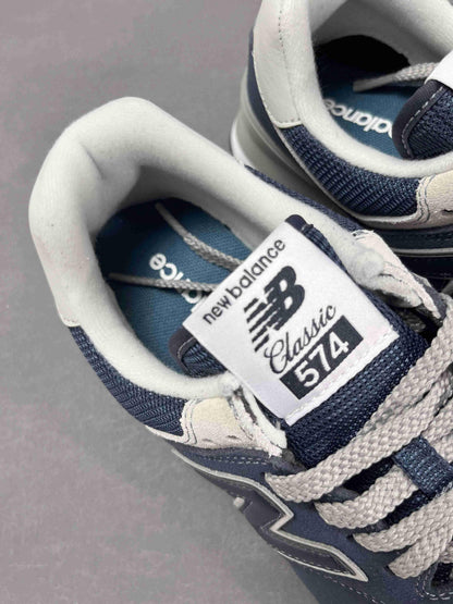 New Balance 574 Navy White