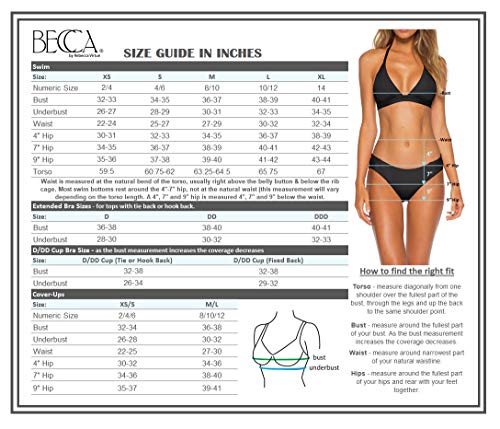 Becca by Rebecca Virtue Anna Scoop Neck Bralette Bikini Top, Size Small