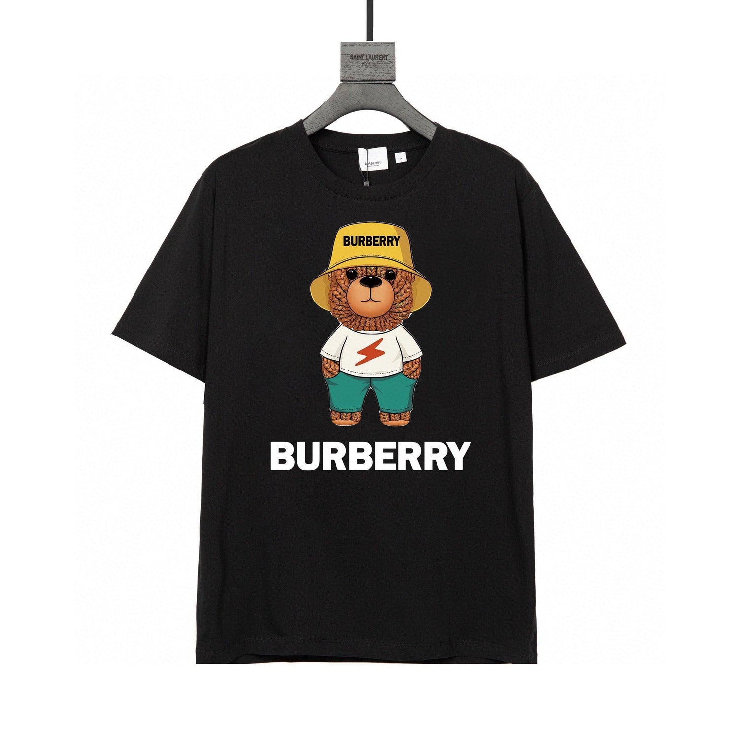 Burberry Bear T-Shirt (Black) | Crew Neck Cotton Tee – Casual Luxury