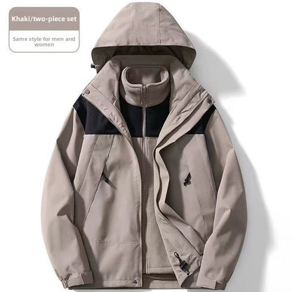 Detachable Three-in-One Windproof Waterproof Jacket