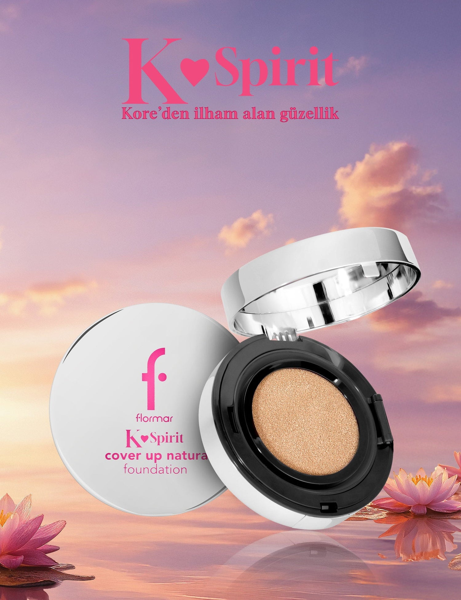 Flormar K-Spirit Cover Up High Coverage Cushion Foundation 15g