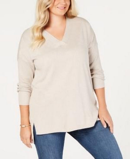Style &amp; Co Plus Size High-low Over-sized Tunic Sweater
