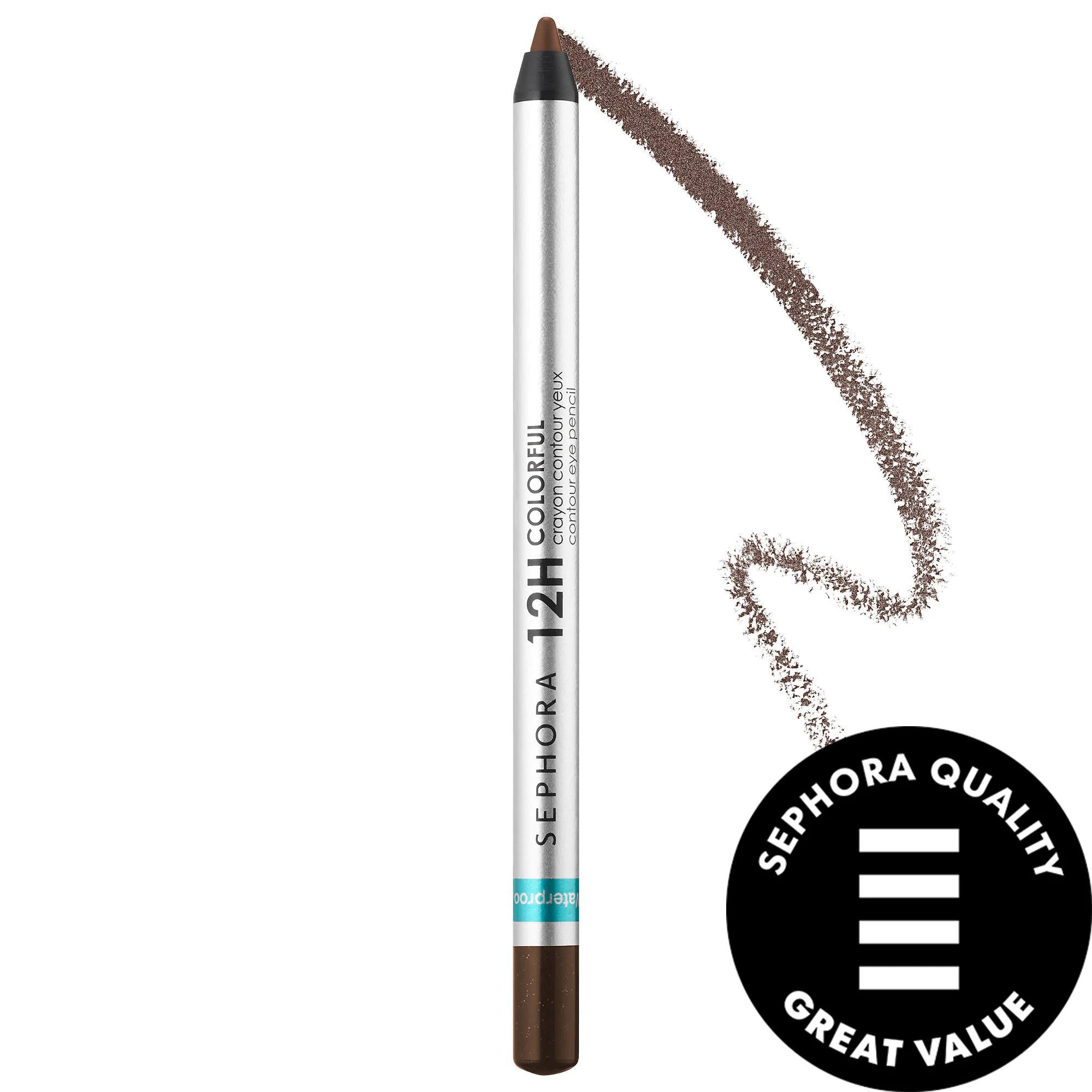 MILANI 12 Hour Contour Pencil Eyeliner - Waterproof, Ultra-Pigmented, Vegan &amp; Cruelty-Free Eye Makeup for Long Lasting Definition
