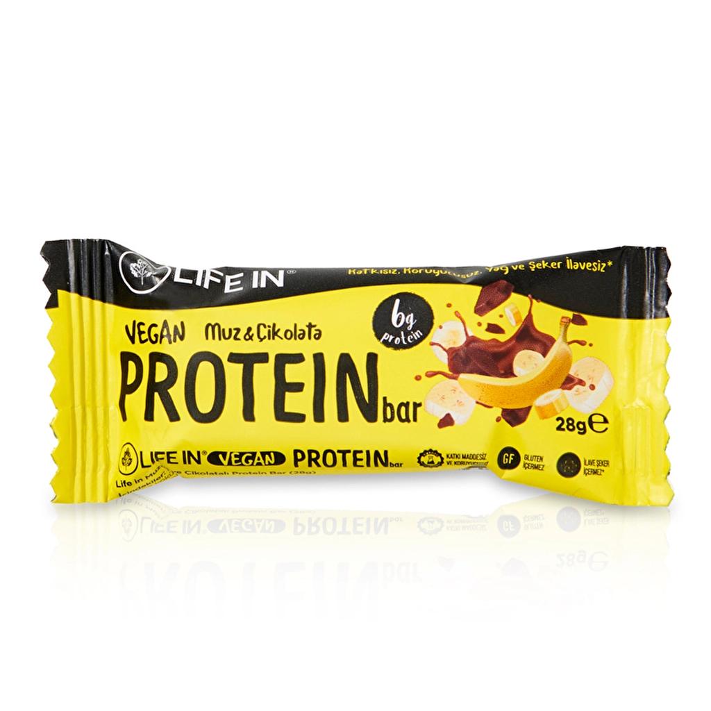 Life In Banana &amp; Chocolate High Protein Snack Bar 28g