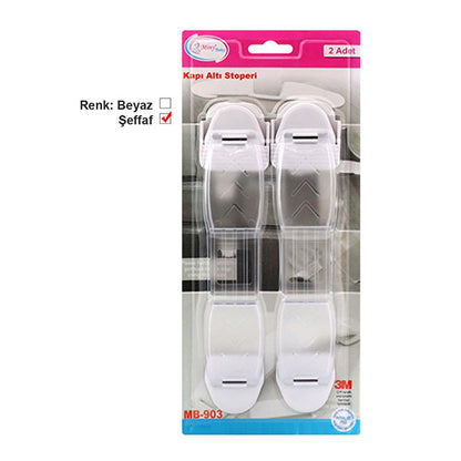 Miny Baby Safety Door Stopper - Transparent Childproofing Solution for Finger Protection