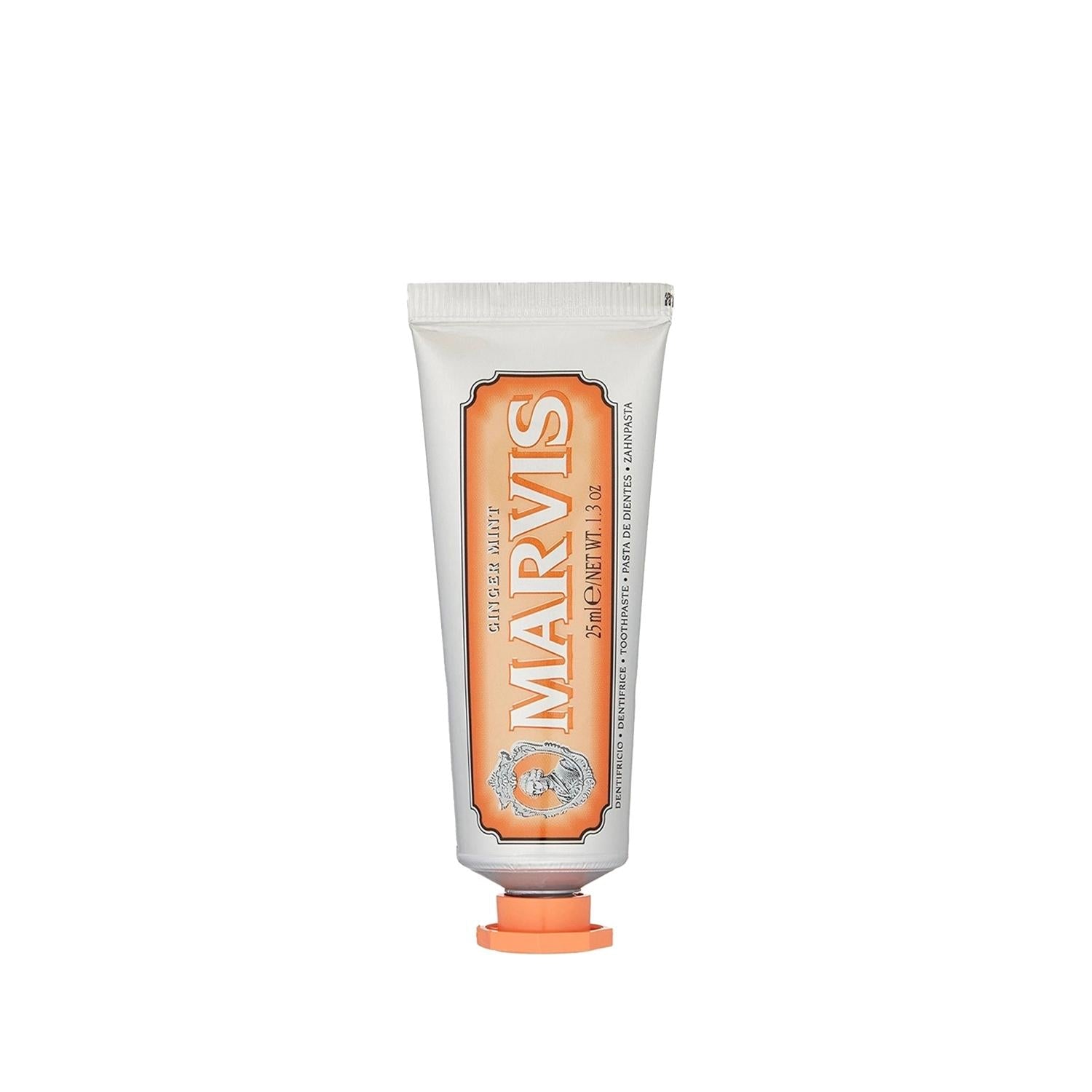 Marvis Ginger Mint Toothpaste - Unique Flavored Oral Care for Travelers, 0.85 fl oz