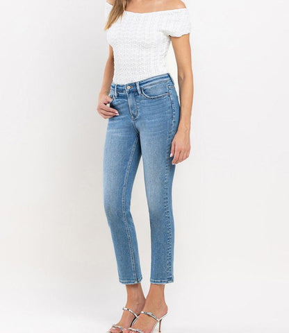 Raven High Rise Slim Straight