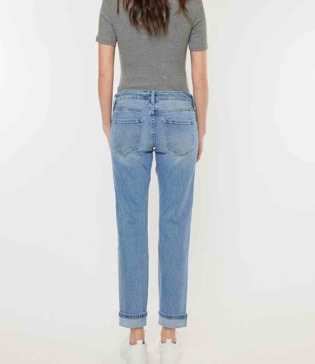Yasmin Maternity Boyfriend Jeans - Medium