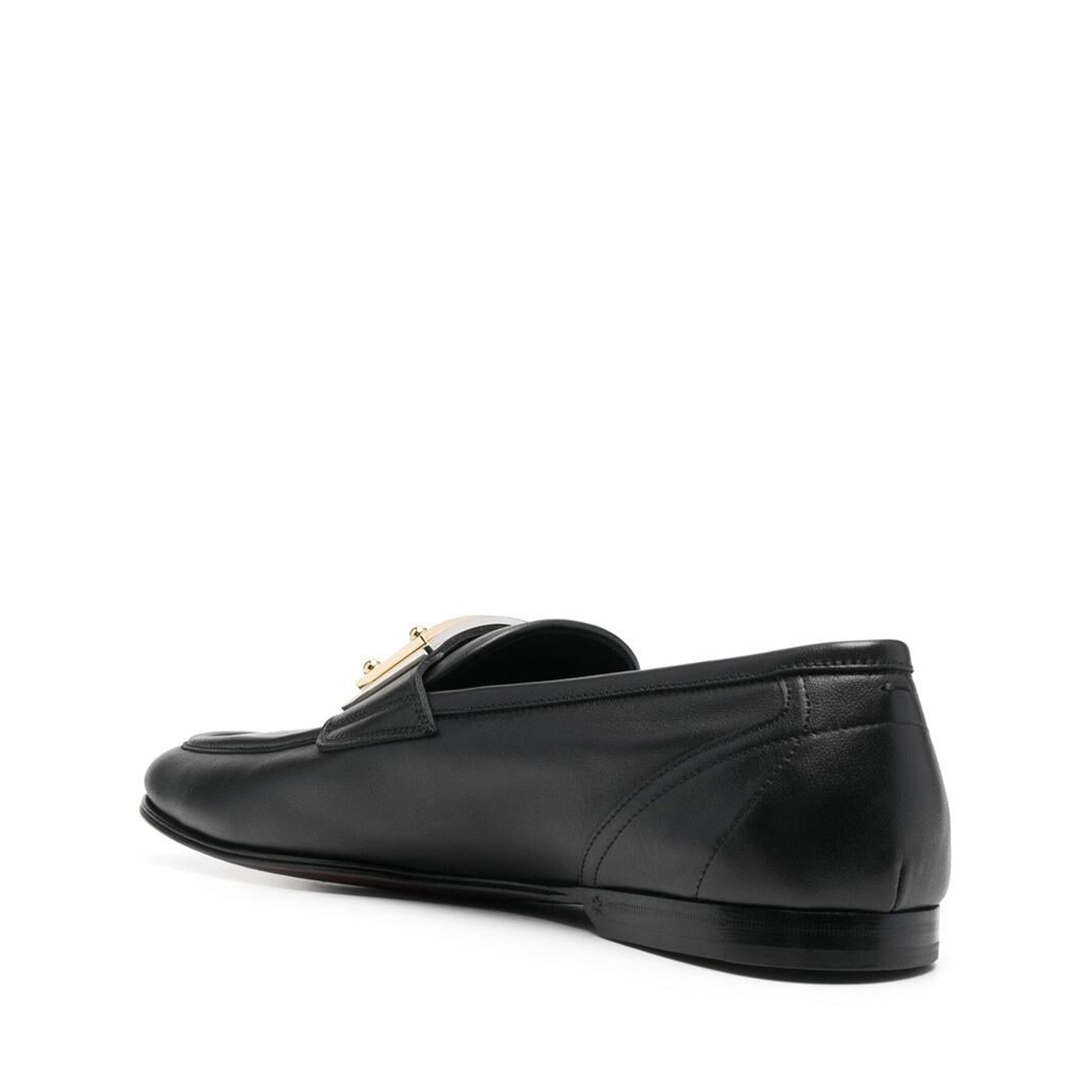 Dolce &amp; Gabbana Leather Logo Loafers