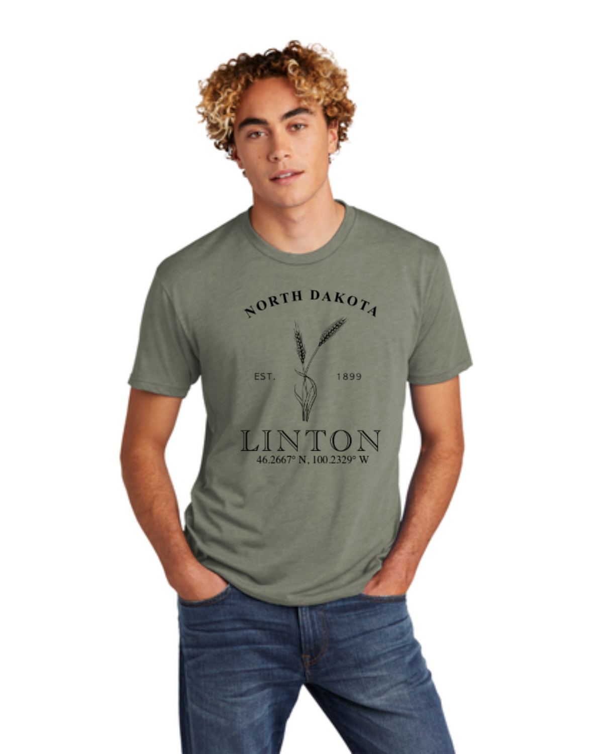 Linton ND Est. 1899 Tee - Venetian Gray
