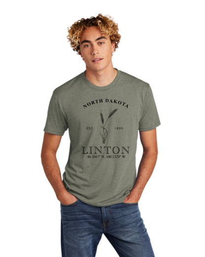 Linton ND Est. 1899 Tee - Venetian Gray