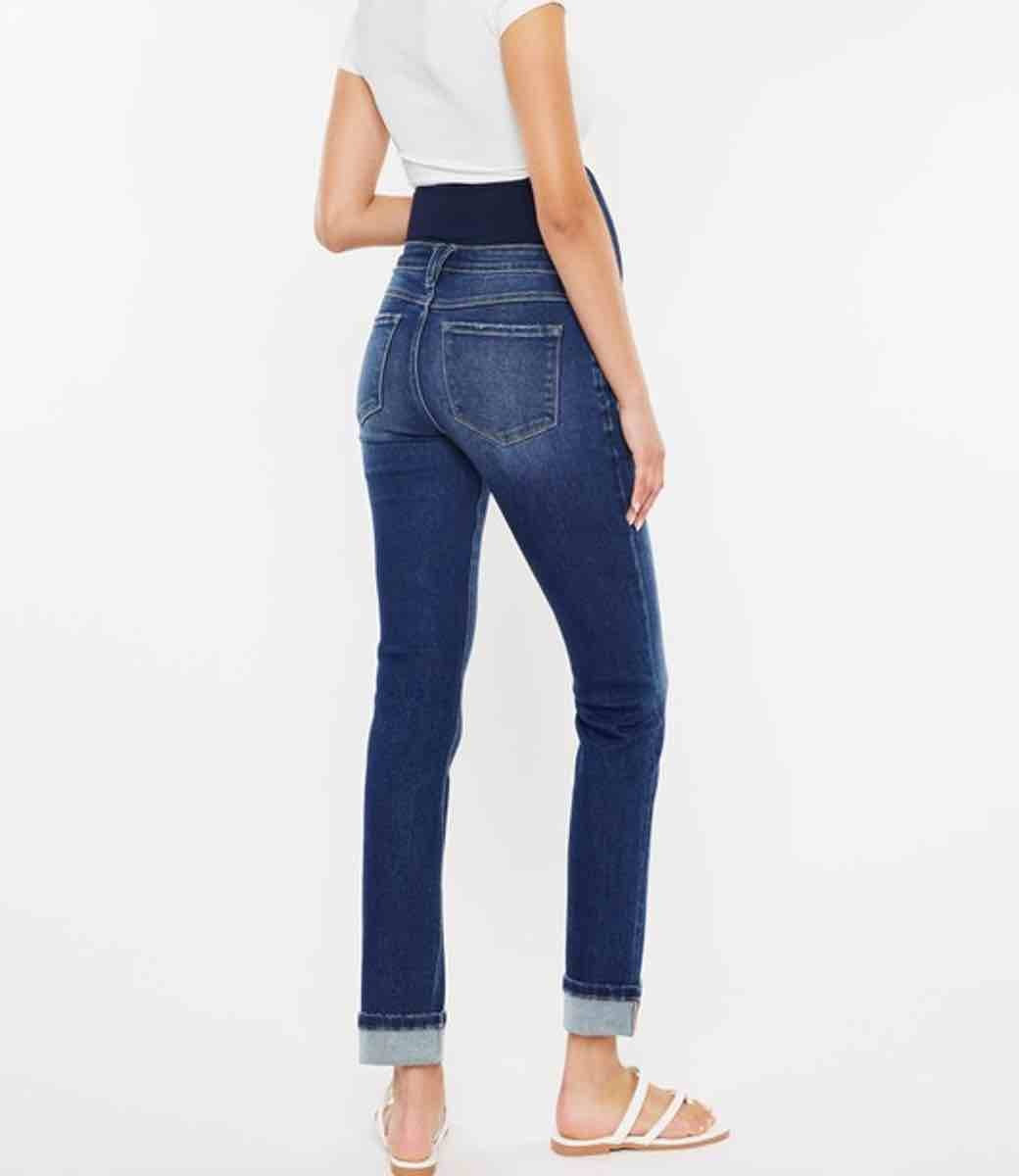 Teagan Maternity Straight Fit - Dark