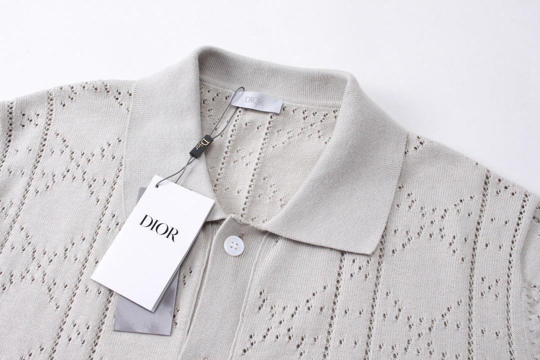 Dior Light Brown T-Shirt With Collar