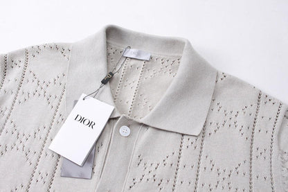 Dior Light Brown T-Shirt With Collar