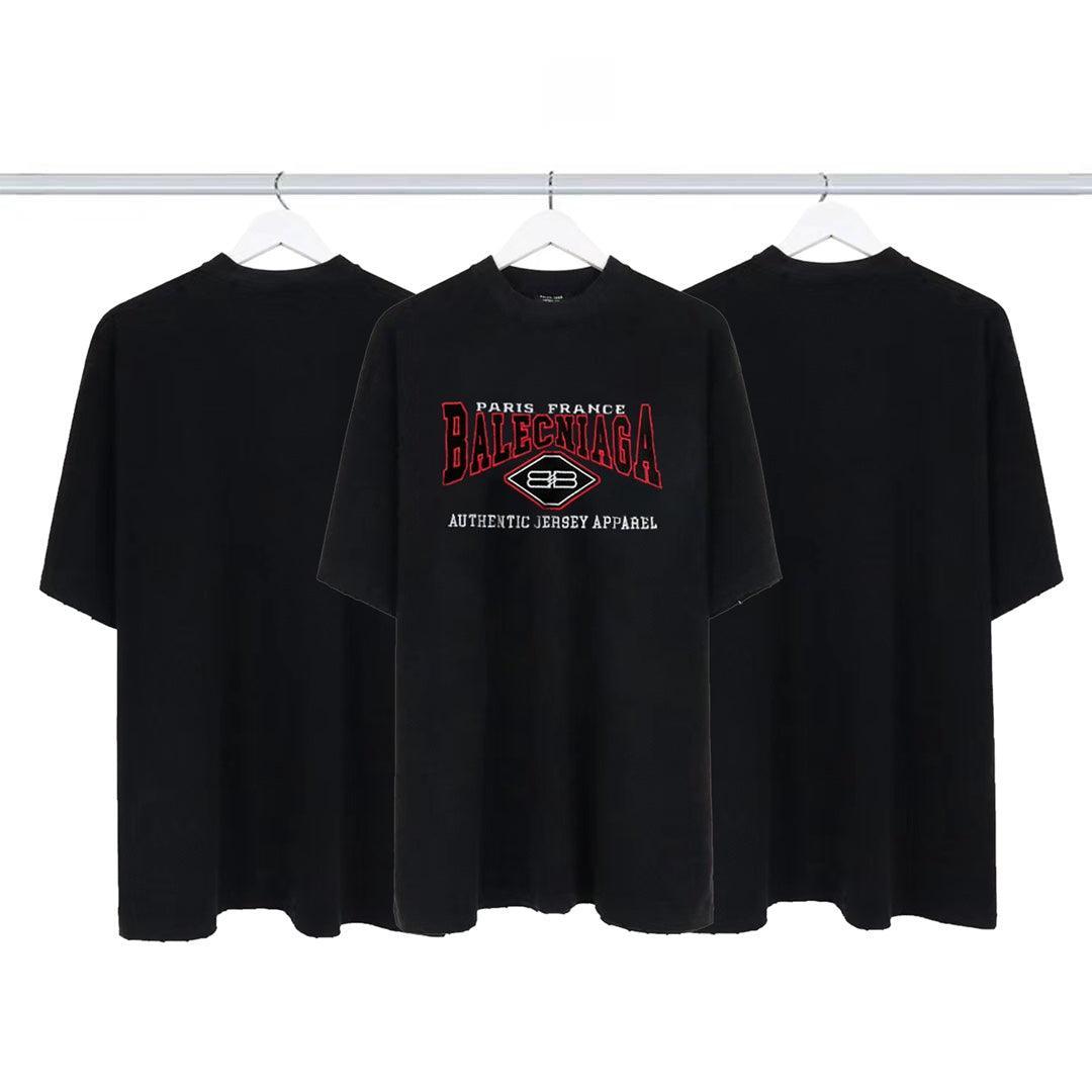 Balenciaga Black T-Shirt Without Collar
