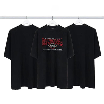Balenciaga Black T-Shirt Without Collar