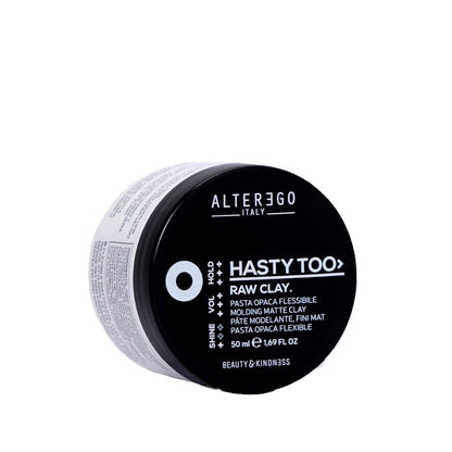 Alterego Italy Hasty Too Raw Clay Matte Hair Wax 50 ml