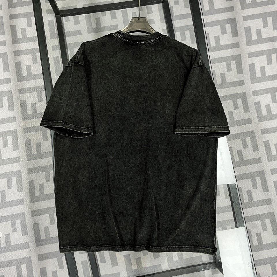 Gucci T-Shirt Smoke Black – Luxury Cotton Crew Neck Tee