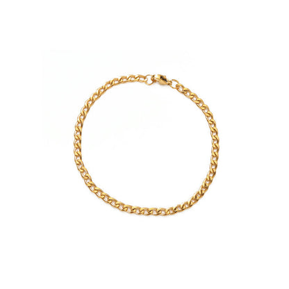 Cuban Chain Bracelet Stainless Steel Geometric Link Jewelry