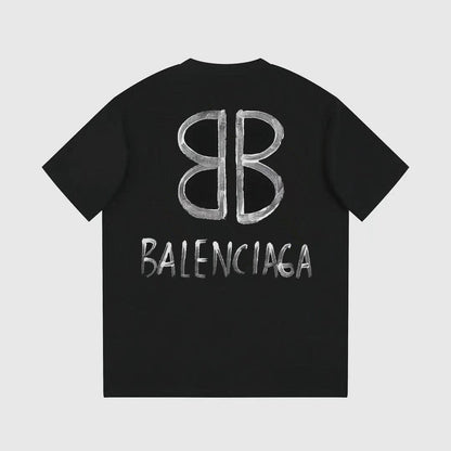 Balenciaga Black T-Shirt Without Collar