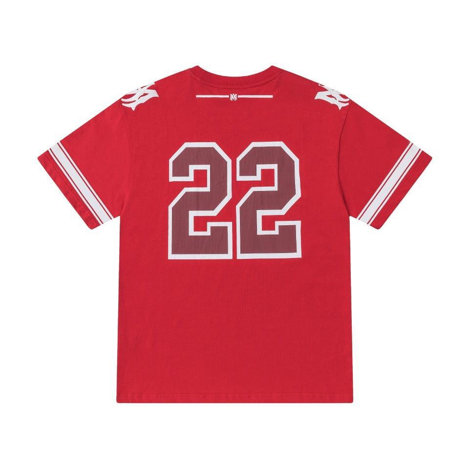 Amiri 22 Red T-Shirt Without Collar