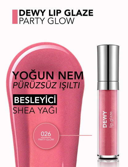 Flormar Dewy Lip Glaze Non-Sticky Hydrating Lip Gloss 4.5ml