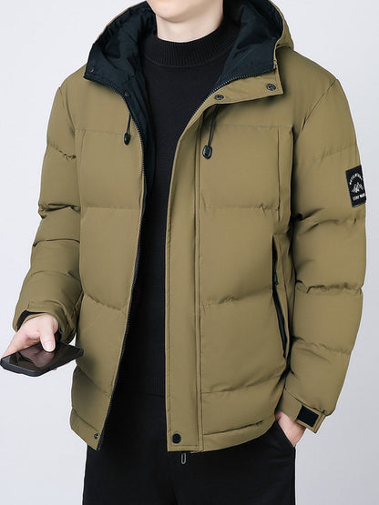 Mens Windproof Thermal Winter Jacket
