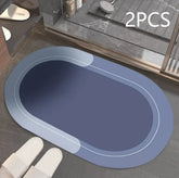 Modern Diatom Ooze Bathroom Floor Mat SHOPEZRA L.L.C.