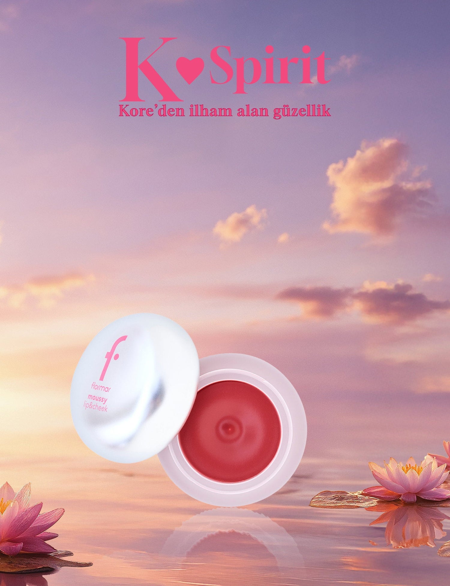 Flormar K-Spirit Moussy Lip &amp; Cheek Velvet Tint