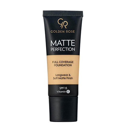 Golden Rose Matte Perfection Foundation No: Warm 4 - High Coverage | SPF 15