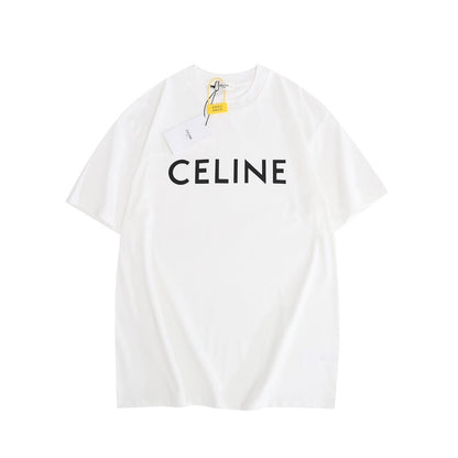 CELINE Paris Loose T-Shirt in Cotton Jersey