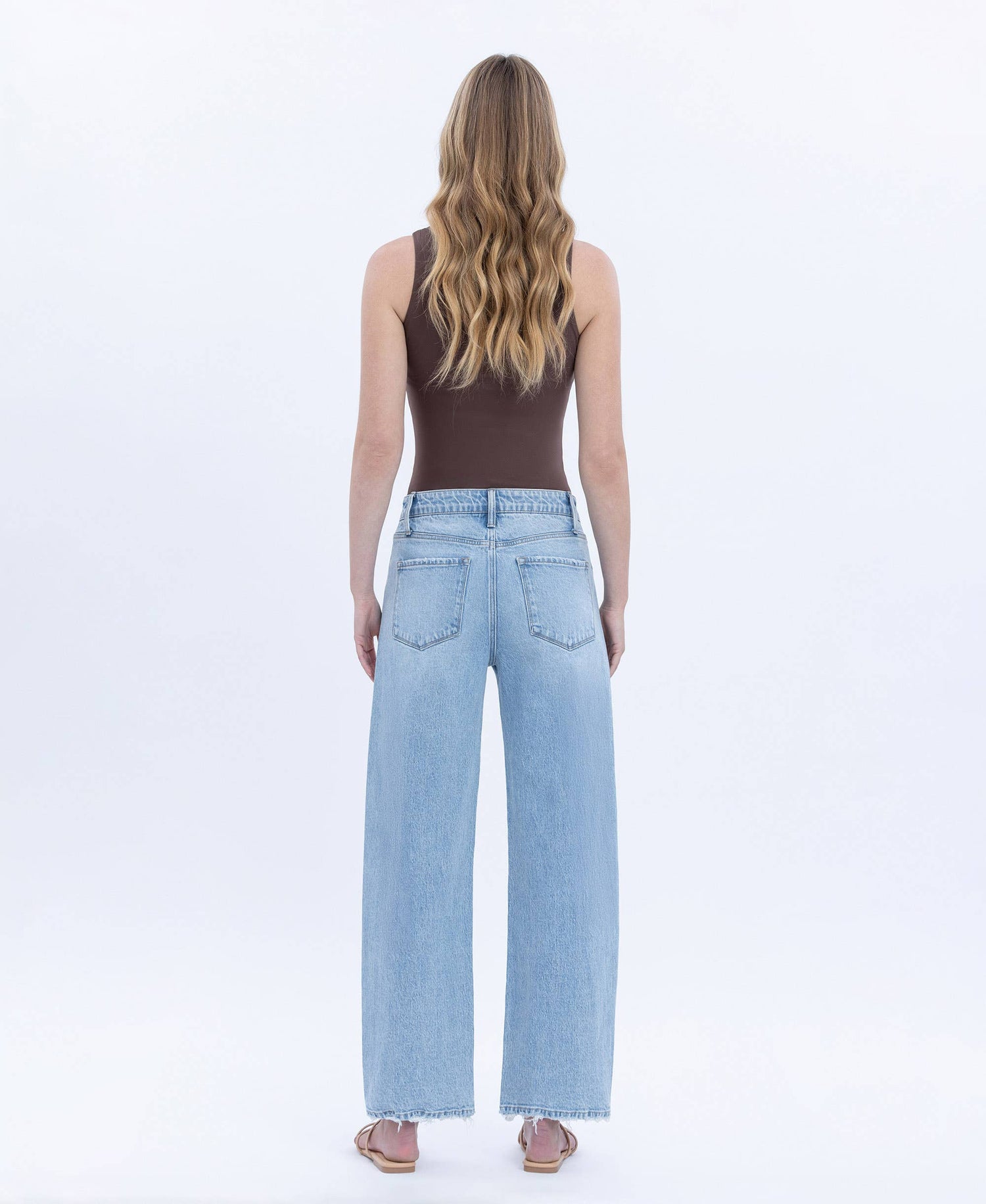 Brylee High Rise Crop Barrel Jean