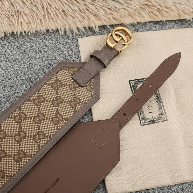 Gucci GG-buckle canvas Women belt &