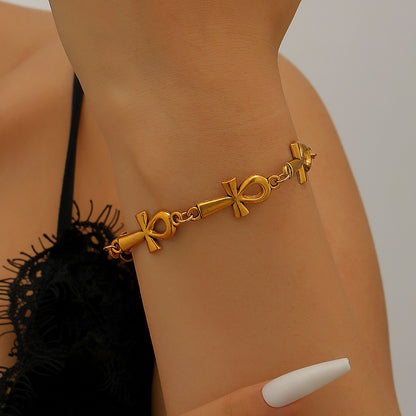 Ancient Egyptian necklace and bracelet