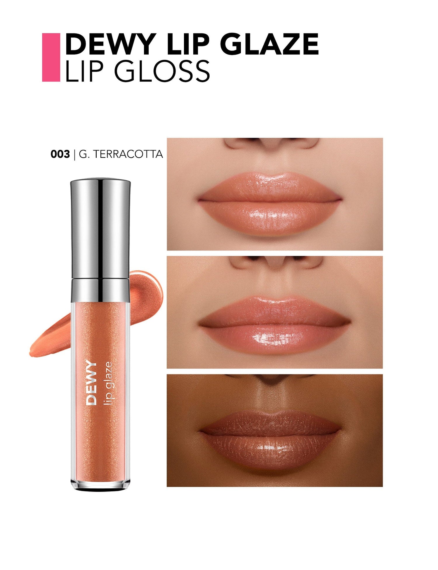 Flormar Dewy Lip Glaze Plumping Lip Gloss 4.5ml