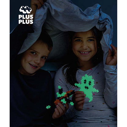 Plus Plus Glow In The Dark Construction Toy Set - 360 Pieces for Creative Building &amp; Learning