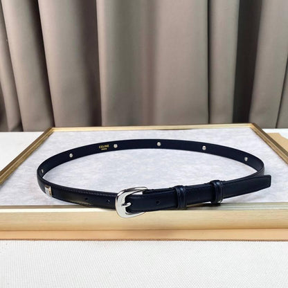 Celine Women Silver Buckle Belt &