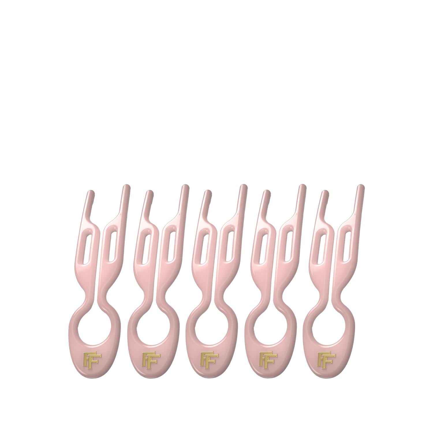 Fiona Franchimon No. 1 Hairpin in Seashell Pink 5-Pack