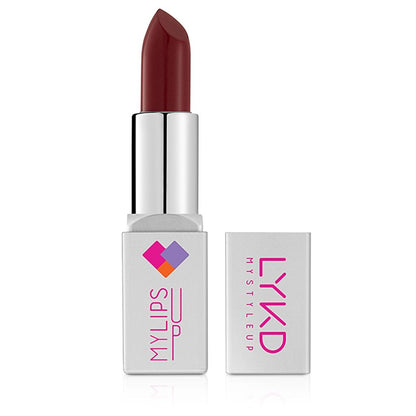 LYKD Glossy Lipstick 147 Rusty Brown for Hydrated Lips