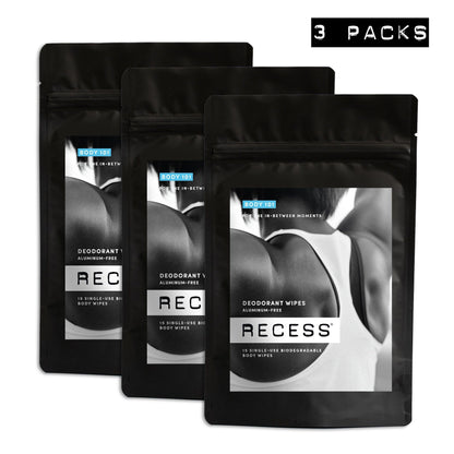 BODY 101: Deodorant Wipes (Pack of 15)
