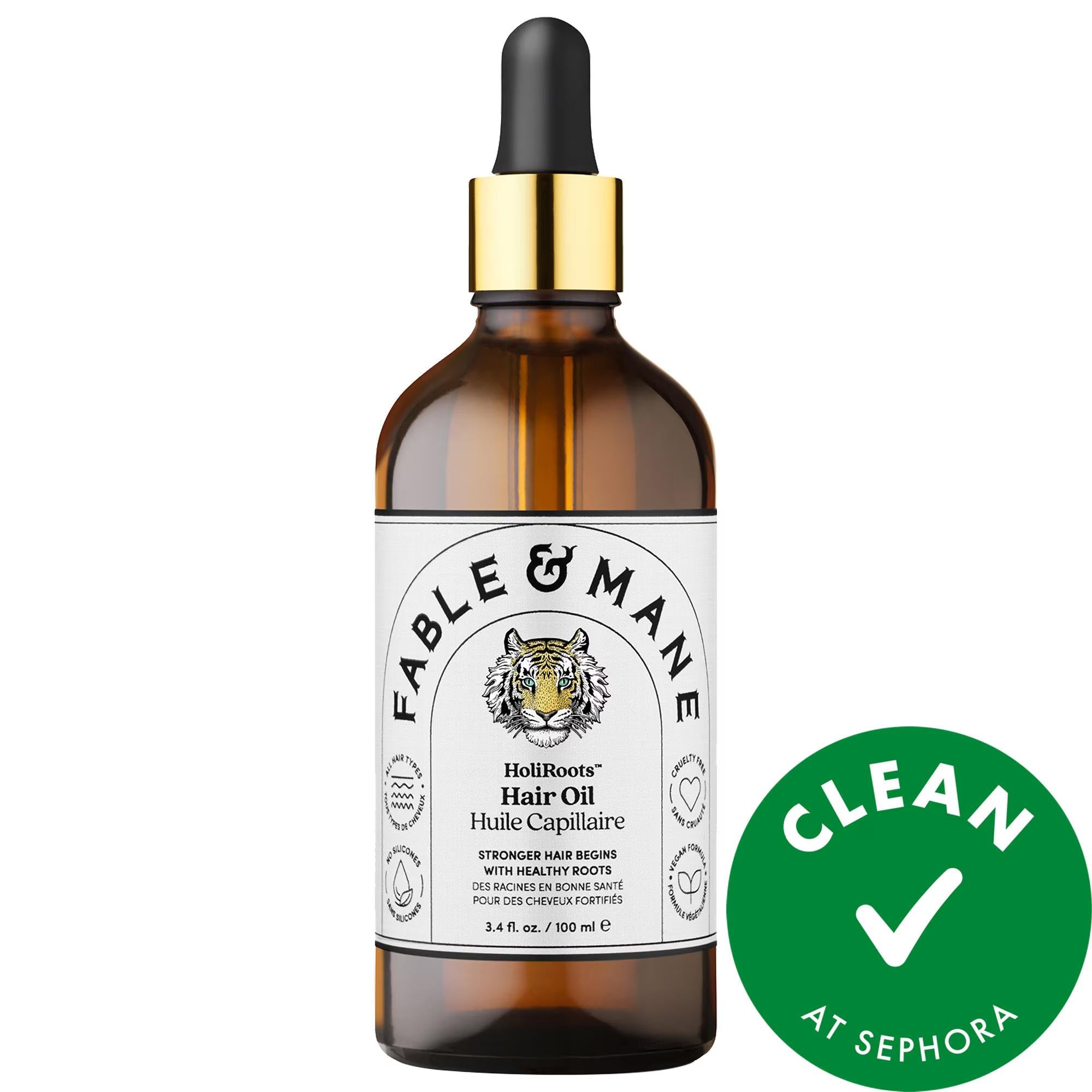 HoliRootsª Pre-Wash Hair Oil: Thinning Hair Treatment for Hair Growth | Vegan, Cruelty-Free Ayurvedic Scalp &amp; Breakage Prevention