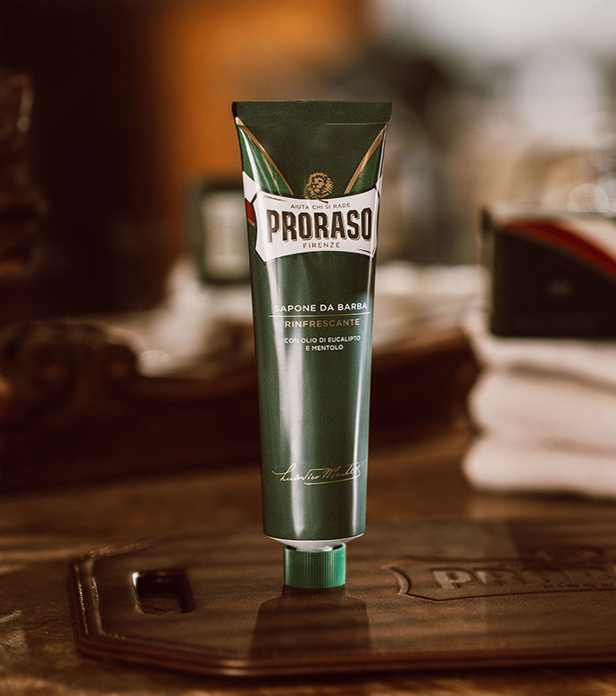 Proraso Green Tea &amp; Oat Extract Shaving Cream for Sensitive Skin - 300ml