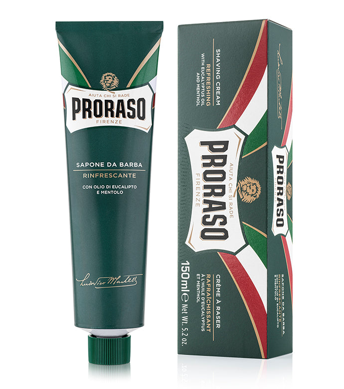 Proraso Green Tea &amp; Oat Extract Shaving Cream for Sensitive Skin - 300ml