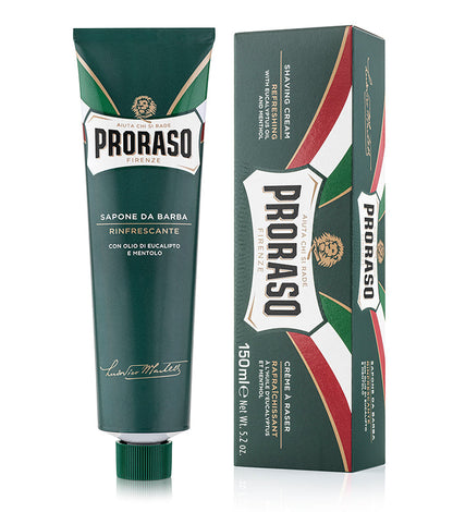 Proraso Green Tea &amp; Oat Extract Shaving Cream for Sensitive Skin - 300ml