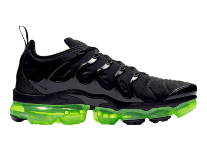 Nike Air VaporMax Plus Black Volt Sole Sneakers - Men&