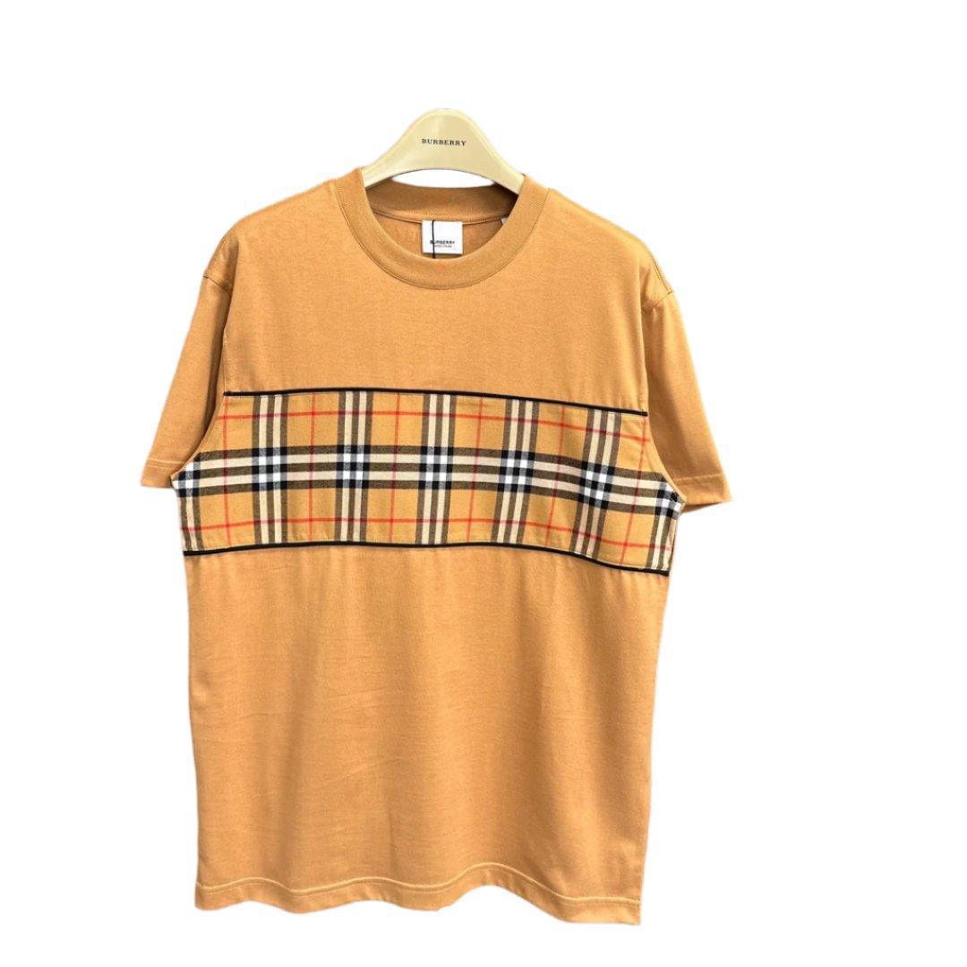 Burberry Luxury T-Shirt Without Collar Brown - Premium Cotton Comfort