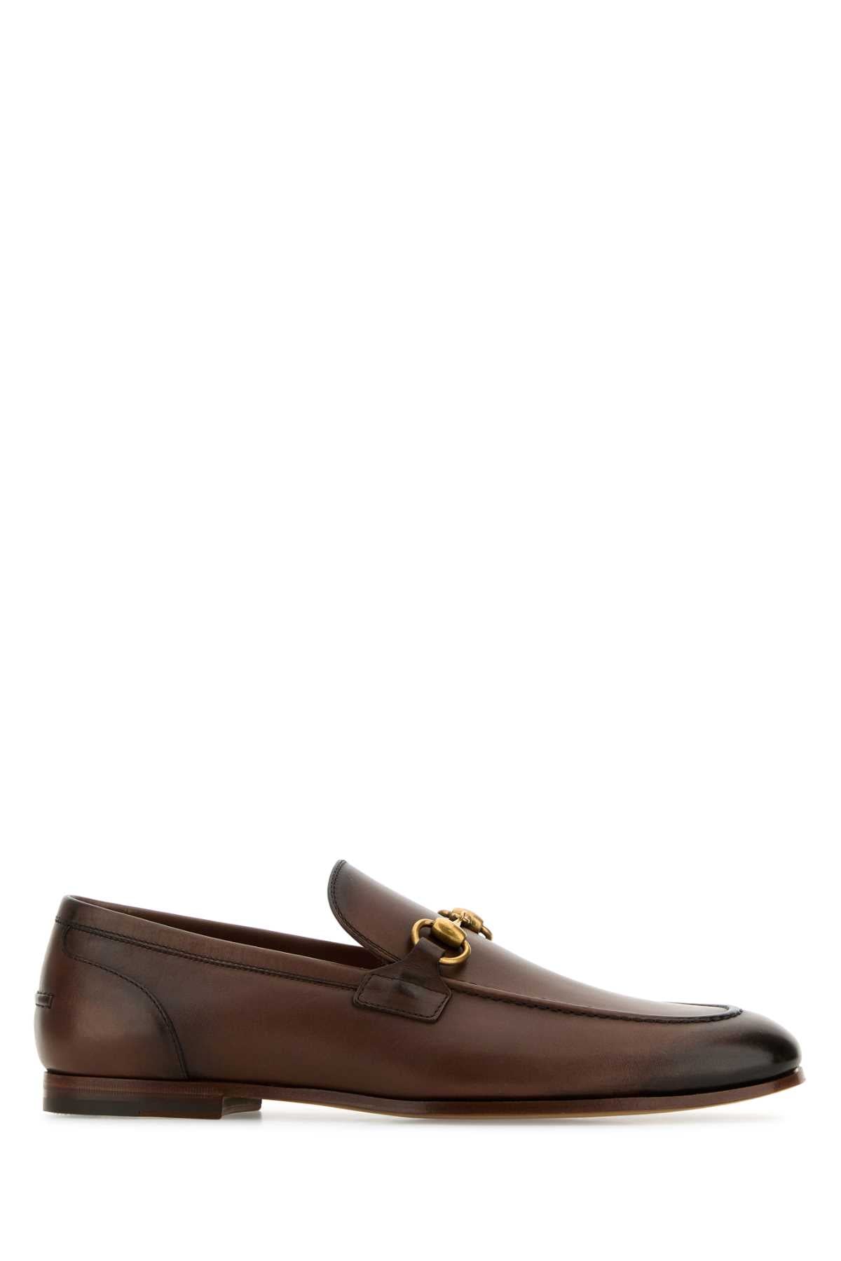 GUCCI Two-Tone Leather Loafers for Men